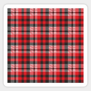 Buffalo Plaid Checkered Christmas Holiday Pattern Sticker